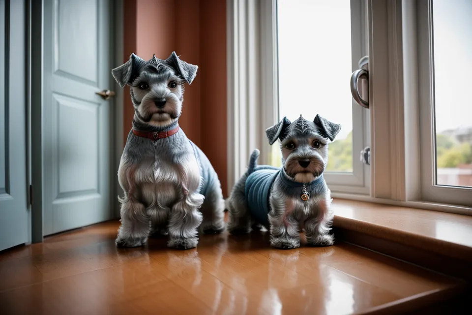 Costura para perros paso a paso: chaleco de patrón sencillo para un schnauzer miniatura