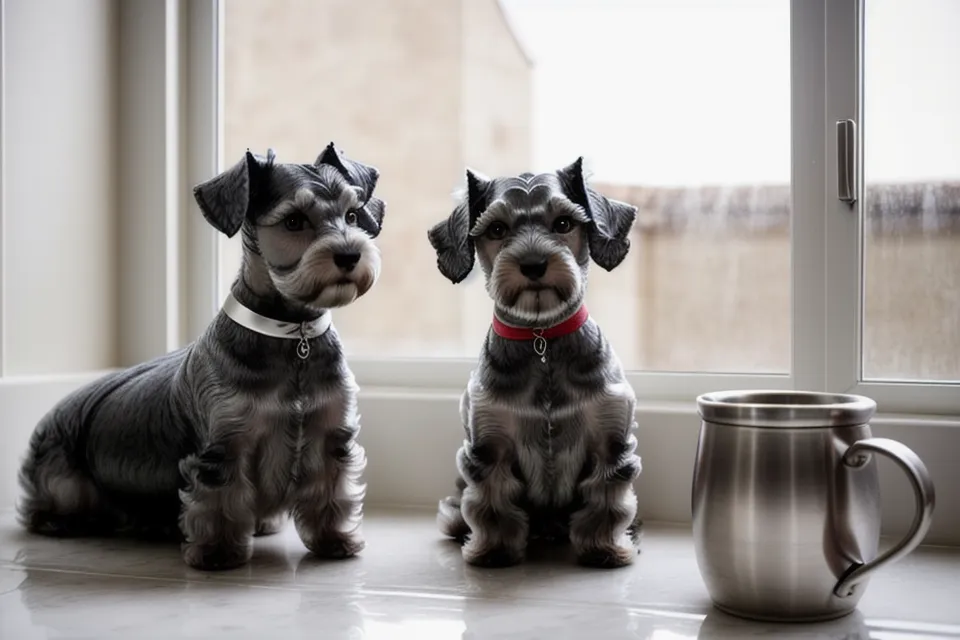 Patrón de costura para chaleco de perro extendido sobre la mesa del comedor