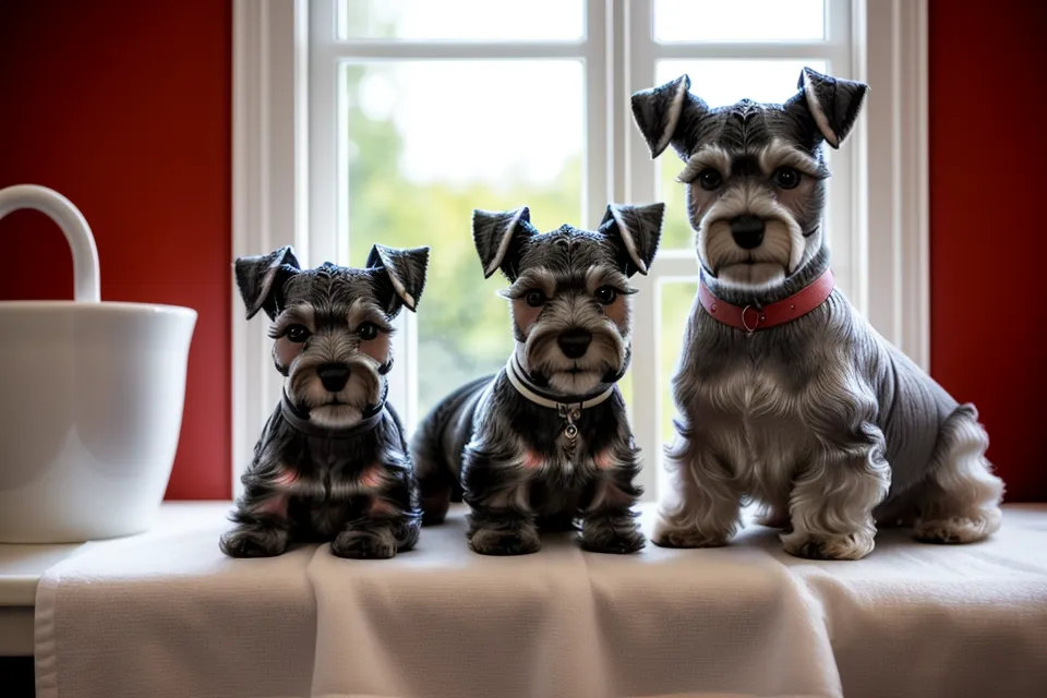 Patrón digital de costura para perros pequeños junto a una cinta métrica