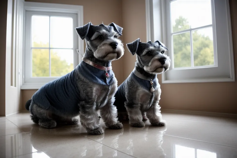 Telas de lino mostaza y algodón geométrico elegidas para costura moderna de accesorios para perros