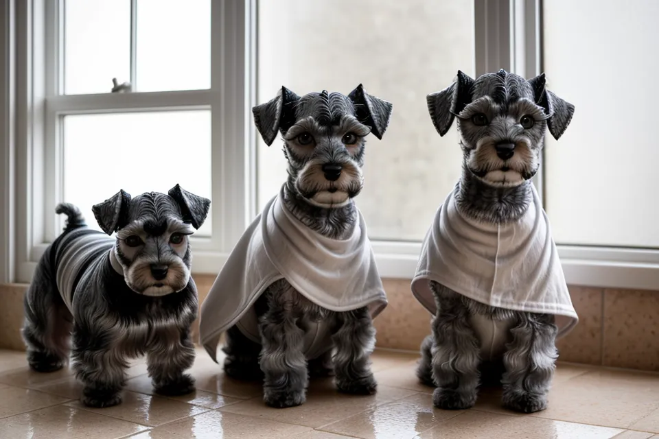 Tijera de cocina cortando el primer boceto de un patrón canino en papel de periódico