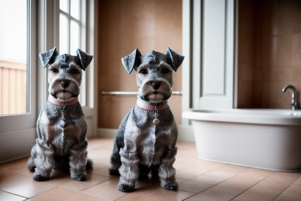 Palanca de oscilación atascada de pelo de schnauzer, causa habitual de tirones en la peluquería canina casera