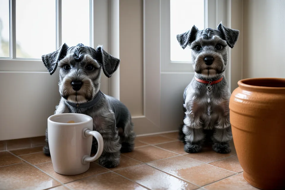 Menú de Navidad para perros con ingredientes naturales: pavo, calabaza y manzana para schnauzer miniatura