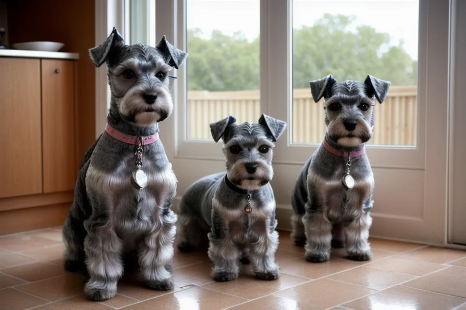 Postres saludables para perros en Navidad: petlicias caseras de calabaza para un schnauzer miniatura