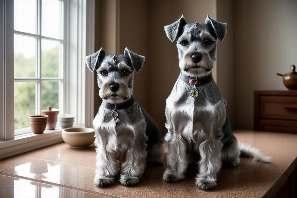 Postres saludables para perro listos para servir en Navidad, receta casera para schnauzer miniatura