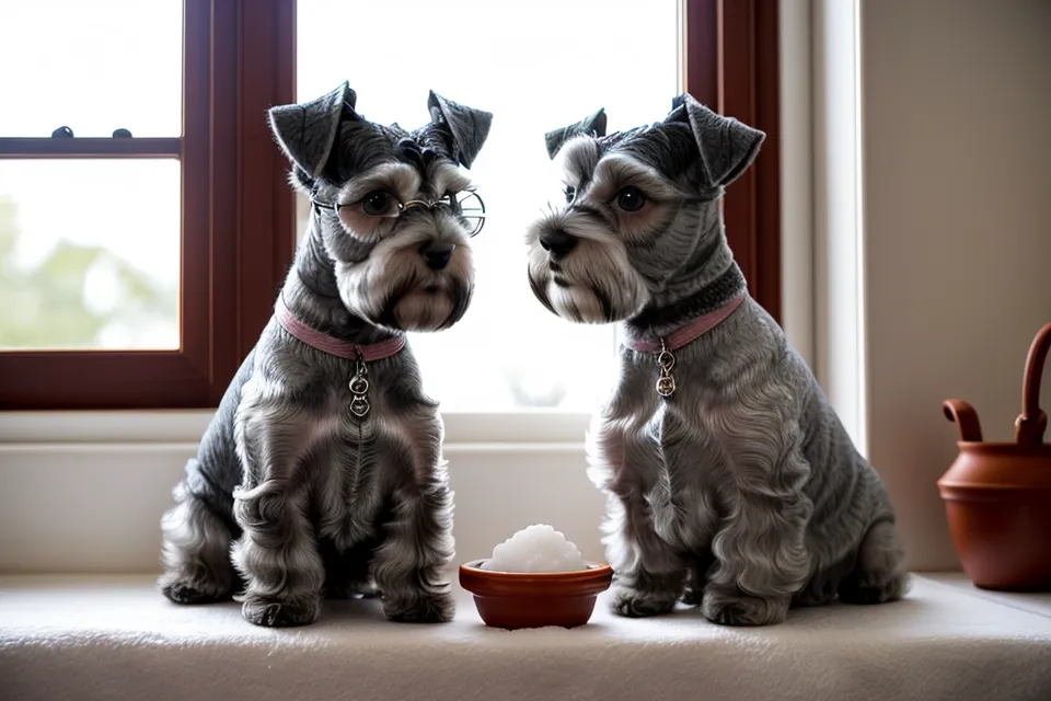 Cómo recortar con seguridad el pelo de la zona sanitaria de un schnauzer miniatura en casa