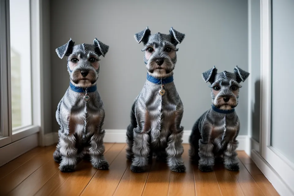 Mesa de costura con patrones y telas recicladas para coser ropa moderna de perro
