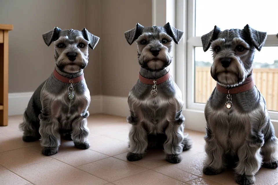 Tarro de cristal lleno de petlicias navideñas caseras para perros, receta canina guardada en una encimera