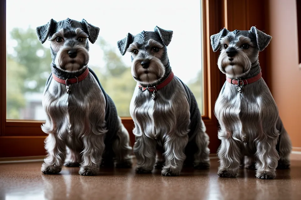 Cuchilla número 10 de acero al carbono usada para el corte de pelo corto del schnauzer miniatura