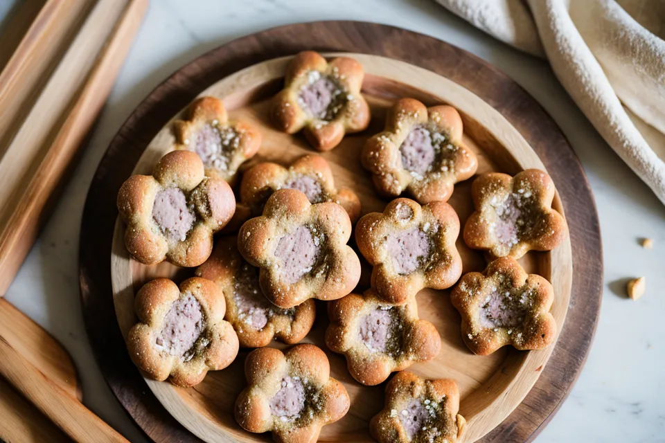 Galletas caseras recién horneadas, un snack navideño seguro para perros