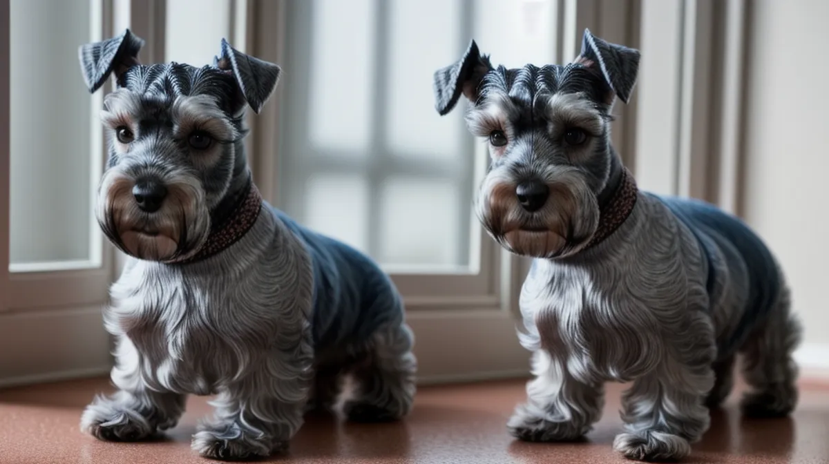 Trucos caseros para limpiar las manchas de los ojos en perros blancos, higiene ocular en schnauzer miniatura